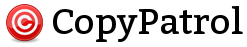 'CopyPatrol' logo (with text)
